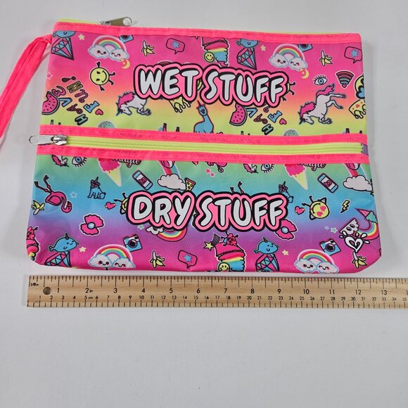 Justice  Wet Stuff Dry Stuff Bag For Bathing Suits - Picture 7 of 8